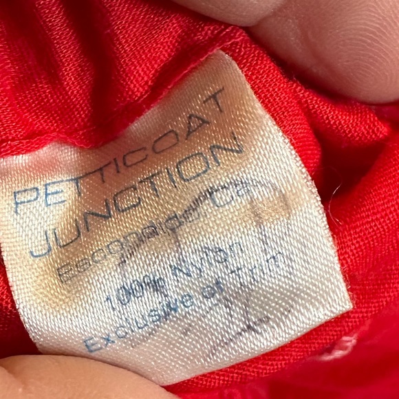 Petticoat Junction red crinolean tutu skirt M/L (C6) - Picture 3 of 8